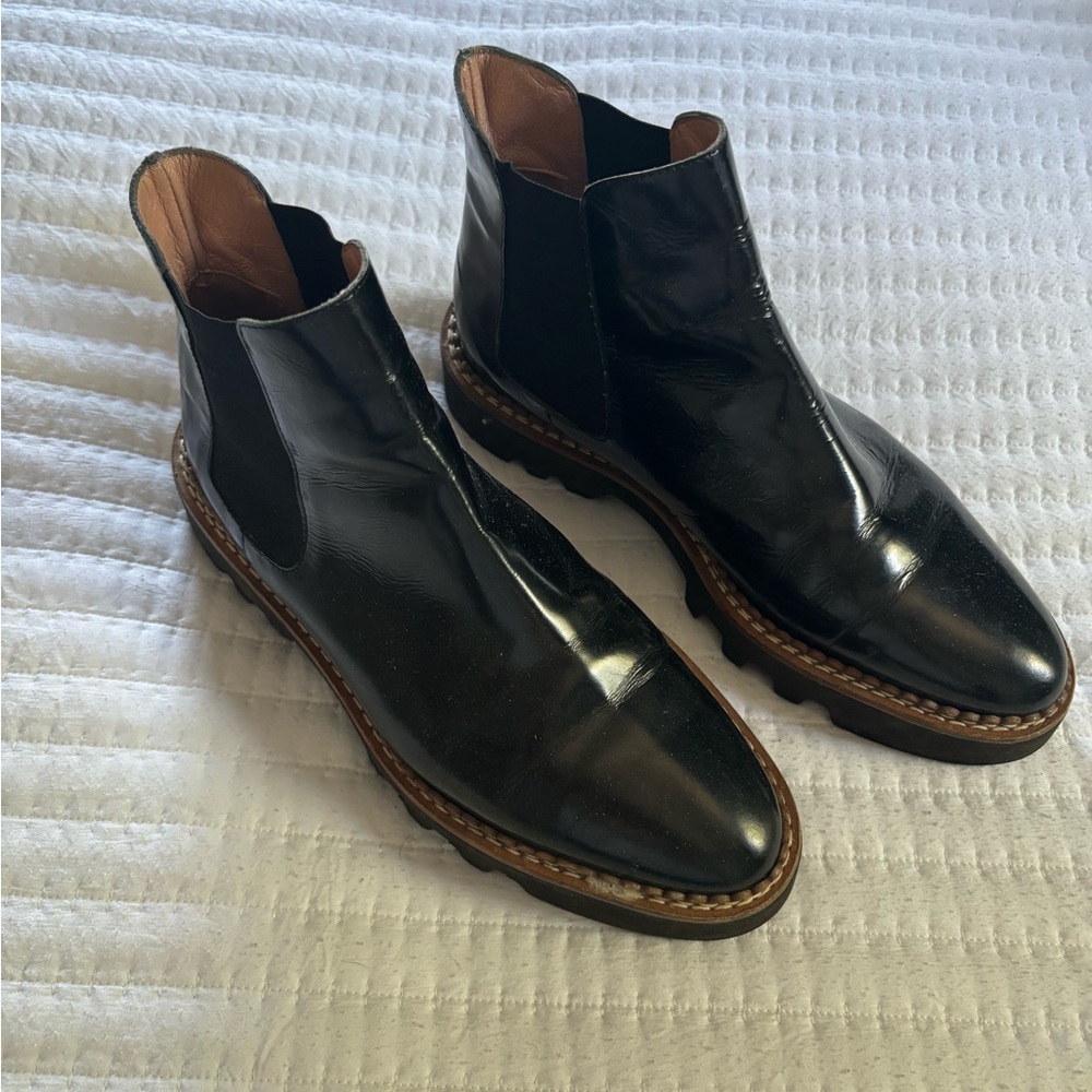 Fabio Rusconi - Black Leather Chelsea Boots